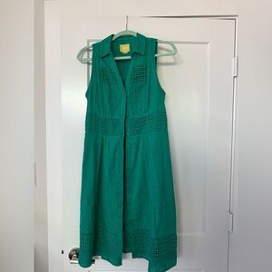 Maeve Green Sleeveless Dress